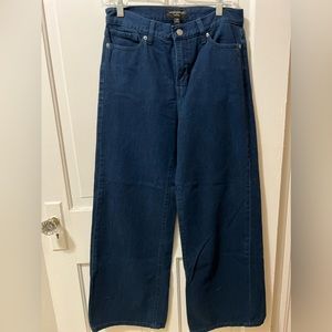 Banana Republic Wide Leg Jeans in Dark Wash